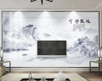 beibehang papel de parede Yeni Çin tarzı 3d duvar kağıdı peyzaj taşı mermer manzara arka plan duvar tablosu duvar kağıdı