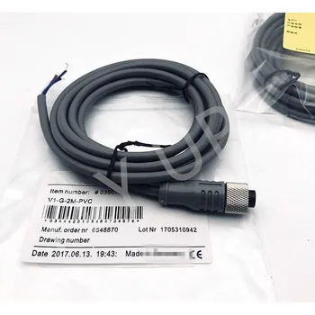 2 ADET V1-G-2M-PVC dişi konnektör M12 4-pin PVC Kablo Sensörü için Yeni Yüksek Kaliteli Bir Yıl Garanti