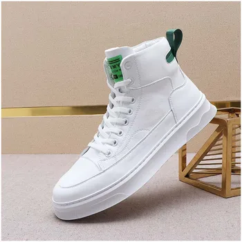 Yeni erkek ayakkabıları Mektup Baskı Punk Hip Hop Moda Yüksek Üstleri Sneakers Flats günlük mokasen ayakkabı Zapatillas