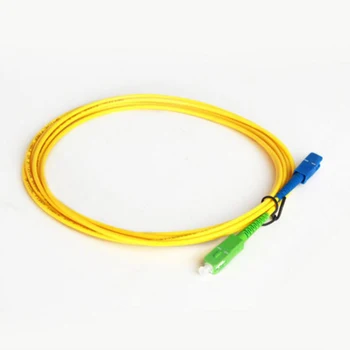 10 ADET FTTH SC APC-SC UPC Simpleks tekli LSZH 3 M Optik Yama Kablosu Kablosu 3.0 mm fiber optik jumper 1 M 2 M
