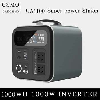 Cakosımo 500WH 1000 W 3000 Döngüsü Saf Sinel Dalga Inverter DC Ac Çıkış Taşınabilir Güç İstasyonu Taşınabilir Güç İstasyonu Hayat