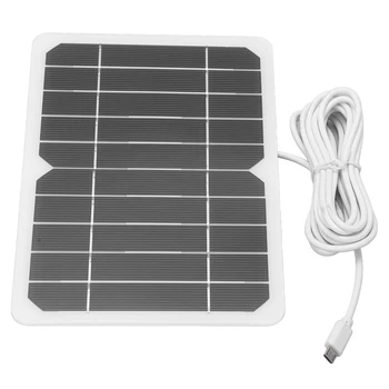 5W 5V DIY güneş enerjisi şarj cihazı düşük ışık verimliliği USB mikro çıkış güneş panelı güneş enerjili su pompası için