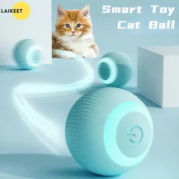 Elektrikli evcil hayvan topu Oyuncak Otomatik Haddeleme Akıllı Kedi Oyuncak Köpek Yavrusu Eğitim Kendinden hareketli Yavru Kapalı İnteraktif Dönen Oyuncak