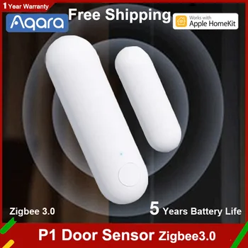 Orijinal Aqara Kapı Pencere Sensörü P1 Akıllı Dedektör Zigbee 3.0 Kablosuz Akıllı Bağlantı Akıllı ev Cihazları İçin Homekit APP