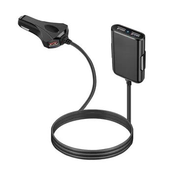 Ücretsiz Kargo Öğeleri 4 Port USB Hızlı Şarj Çakmak araba şarjı araç adaptörü araç elektroniği Aksesuarları Yeni