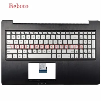 Reboto Orijinal Marka Yeni Laptop Klavye için Uyumlu ASUS Q501L Q501LA ABD Düzeni klavye Arkadan Aydınlatmalı Palmrest Tamamen Test Edilmiş