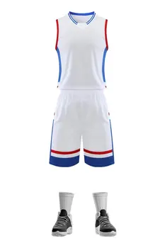 Özel LOGO Toptan erkek basket topu Kitleri Forması Seti Takım Kulübü basketbol kıyafeti Baskı Numarası basketbol üniformaları