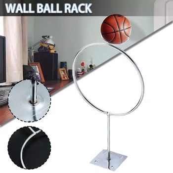 1 adet Tırnak Duvar Montaj Spor Basketbol Ekran Depolama Rafı Futbol Futbol Topu Sabit Top destek tutucu Dekor