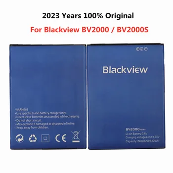 Yeni 100% Orijinal 3.8 V 2400mAh BV2000 Yedek li-ion Telefon Pil Akıllı Telefon yedek Piller Blackview BV2000S Telefon