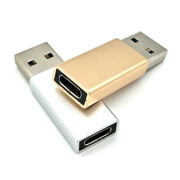 Yüksek hızlı USB 3.1 Tip C Dişi USB 3.0 Erkek port adaptörü USB-C to USB3. 0 Tip-A Konnektör Siyah Renk Dönüştürücü