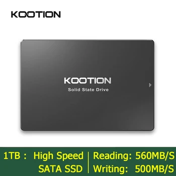 KOOTION YENİ SSD 1TB SATAIII SSD Sürücü HDD Katı Hal sabit disk 2.5 inç SATA 3 Disk Dahili sabit diskler Dizüstü Bilgisayar için