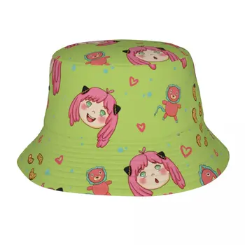 Sokak Casus X Aile Anya Forger Bob Şapkalar Kadınlar Packable Açık Anime balıkçılık şapkası Bahar Şapkalar