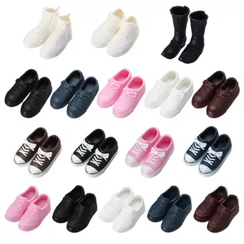Bebek Ayakkabıları 16cm Bebek 1/3 1/4 Bebek Yumuşak Plastik Sneakers PVC Bebek rahat ayakkabılar için Fit Ayak Uzunluğu 2 ~ 3.5 cm Bebek Aksesuarları