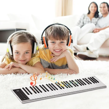61 Tuşları Dijital Elektronik piyano klavyesi MIDI Çıkışı 128 Ton 128 Ritimleri 14 Demo Şarkıları Kayıt Programlama Oynatma