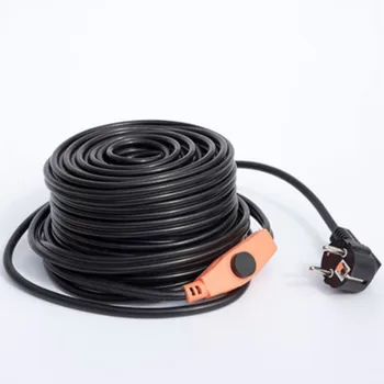 12M 16 W/M su borusu ısıtma kablosu Korumak için su boruları don koruma kablosu elektrik borusu ısıtma kablosu PVC