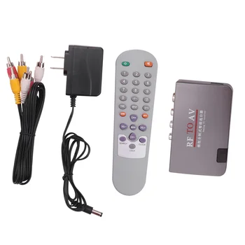 RF AV Dönüştürücü, Kanal Seçici, Güçlendirici, Kablo TV Projeksiyon TV, Video Bağlantı Noktası Tam Sistemi Destekler AC110-240V ABD Plug