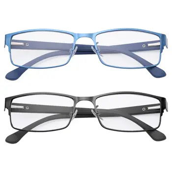 Moda Iş okuma gözlüğü erkek Görüş Bakım Gözlük Titanyum Alaşımlı Çerçeve Erkek Hipermetrop Presbiyopi Reçete Gözlük