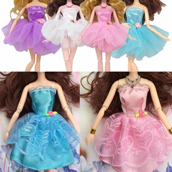 1 ADET El Yapımı Bale Elbise Barbie 11.5 İnç 30cm oyuncak bebek giysileri Kız Etek Çocuklar Hediyeler Bebek Aksesuarları