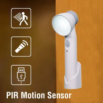 FLDJL Akıllı Hareket Sensörü Gece Lambası Yatak Odası Banyo İçin masa lambası Çalışma / Koridor / Dinlenme 3-in-1 Küçük İnsan Endüktif El Feneri
