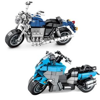 Teknik Motosiklet Tuğla Bm C650 Honda Valkyie Küçük Motor Modeli Moc Yapı Taşı Oyuncaklar Monte Koleksiyonu Erkek Hediyeler İçin