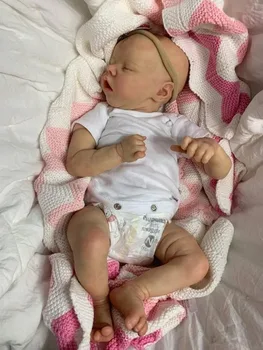 18 inç Reborn Premie Bebek Boyutu TwinA iki Vücut Sürümleri Gerçekçi Yumuşak Dokunmatik 3D Boya Bebek Görünür Damarlar Koleksiyon Sanat Bebek