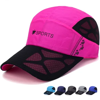 Ilkbahar Yaz Şapka Spor Hızlı Kuru Net Şapka erkek Gölge Nefes beyzbol şapkası Rahat kadın Şapka Golf Şapka Kapaklar Şapkalar kadınlar için