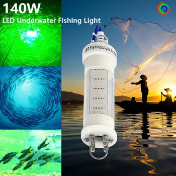 5 M Kablo 12 V 300 W Mavi Renk LED Sualtı tekne Kalamar balıkçı ışığı Cazibesi