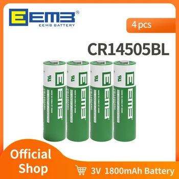 EEMB CR14505 BL 3V Pil AA Boy Lityum Pil 14505 1800mAh Piller için Gaz Sayacı Pencere Sensörü Ev Monitör VB