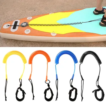 4 Renk 10ft Sarmal SUP Tasma ayakta kullanılan kürek Kurulu Sörf Tahtası Tasma Bacak Halat Ayak Bacak Açık Sörf Aksesuarları Parçaları