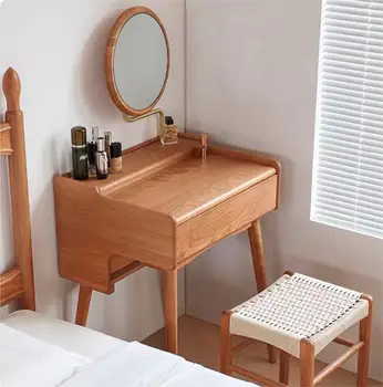 Şifoniyer Ev Mobilya yatak odası mobilyası kiraz ahşap katı ahşap dresser makyaj masası başucu masa yatak odası masa 60 * 47 * 128 cm