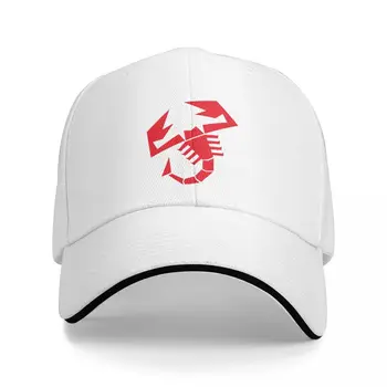 Kırmızı Abarth Akrep Kıyafetler Erkekler Kadınlar beyzbol şapkası Şapka Kap Benzersiz Resmi Tüm Mevsim Seyahat Ayarlanabilir Fit güneşlikli kep