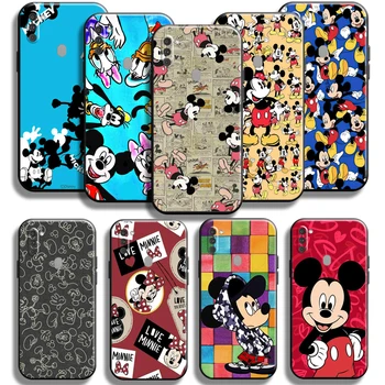 Disney Mickey Minnie Mouse Samsung Galaxy M11 telefon kılıfı TPU Kabuk Tam Koruma Yumuşak Coque Kapak