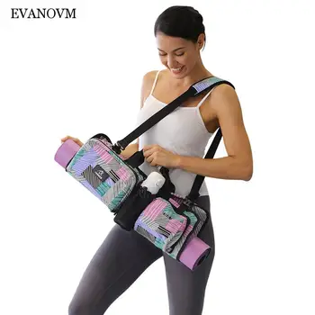 Çok fonksiyonlu Taşınabilir Yoga Çantası Spor Spor sırt Çantası Yoga Mat Battaniye Kılıfı Su Geçirmez Açık Oxford Kumaş omuzdan askili çanta