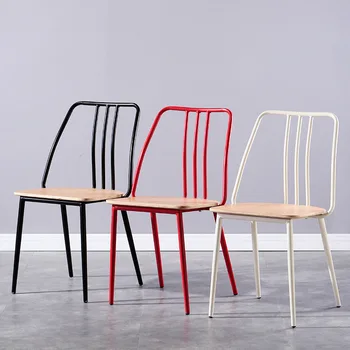 Metal Mutfak yemek sandalyeleri İskandinav Salon Moda Lüks Modern Dresser Sandalye Bilgisayar Ofis Krzeslo İskandinav Mobilya XY50DC