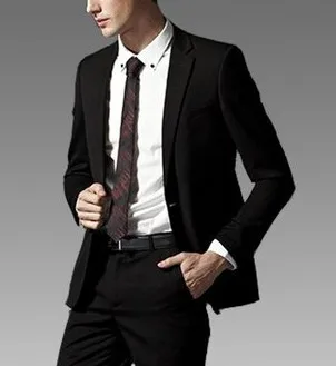 2020 Erkek Veste Kostüm Homme Custom Made Siyah Klasik Takım Elbise erkek Düğün İçin Moda erkek 2 Parça Takım Elbise Ofis İş