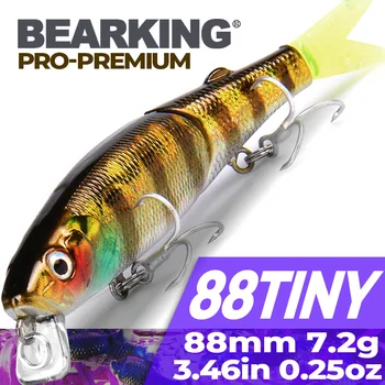 Bearking Marka 1 ADET AS-S85 Sert Balıkçılık Lures Minnow 9 cm 7.2 g Yapay Yemler Derin Dalış Wobblers Balıkçılık Takımları
