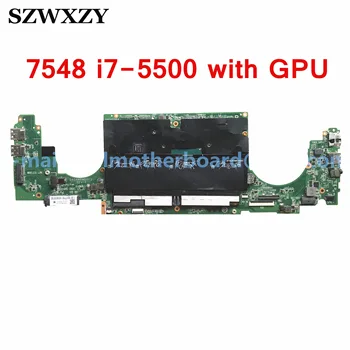 Yenilenmiş DELL Inspiron 7548 Laptop Anakart SR23W I7-5500U CN-0N9YM9 N9YM9 DA0AM6MB8F1 DDR3L İle R7 M265 GPU