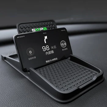 Çok Fonksiyonlu Araba Kaymaz Mat Otomatik telefon tutucu Kaymaz Yapışkan Dash Telefon Dağı Silikon Pano Araba İç Gadget