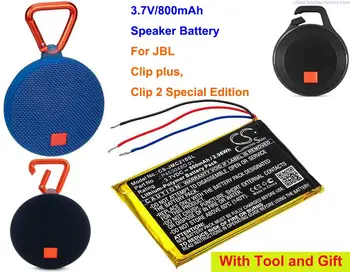 800mAh taşınabilir kablosuz bluetooth hoparlör Pil P453048D 01 JBL Clip 2 için Özel Baskı, Klip artı