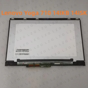 Lenovo Yoga 710 için 14IKB 14ISK 14 İnç Dokunmatik Ekran LCD Ekran Digitizer Meclisi Değiştirme 5D10M14182 5D10L47419