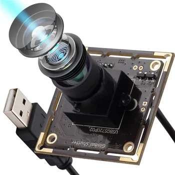 ELP 720P ücretsiz sürücü UVC USB Tek Renkli küresel deklanşör kamera ahududu Pİ için