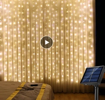 LED dize ışıkları şelale perde ışıkları Noel dekorasyon su geçirmez oda arka plan 3 M * 3 M deri kordon perde ışıkları