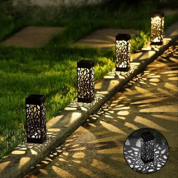 LED Güneş yol kenarı ışıkları Açık güneş Enerjisi bahçe lambası Otomatik Led Dekoratif Peyzaj Aydınlatma Patio Yard ve Bahçe için