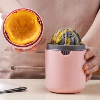 Manuel meyve sıkacağı bardağı Taşınabilir Çeşitli Meyve Ev Mutfak Aksesuarları Portakal Limon Sıkacağı Cüruf Suyu Ayırma Sıkacağı