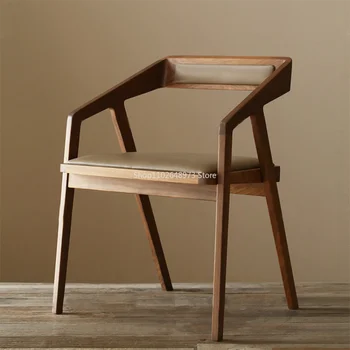 Yaratıcı Minimalist ahşap sandalye İskandinav Lüks Accent Makyaj Tasarım yemek odası sandalyeleri Gelişmiş Yetişkin Mueblesa mutfak mobilyası