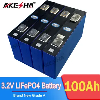 100 % Yeni 3.2 V 100Ah Lifepo4 Pil 4S 12.8 V Pil Paketi Lityum Demir Fosfat Pil Paketi Güneş Motosiklet Elektrikli Araç
