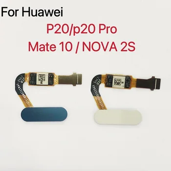 Huawei Onur için Görünüm 10 V10 Dokunmatik KİMLİK Parmak İzi Sensörü Tarayıcı Kilidini Anahtar Düğmesi Nova Lite İçin