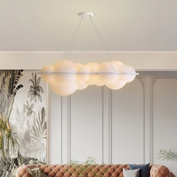 Baıyun lambaları Modern Minimalist oturma odası avizeler basit atmosfer yatak odası yemek masası avize ev dekor kabarcık ışık