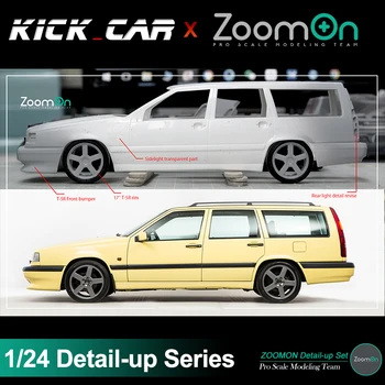 ZoomOn Z117 1/24 VV 850 T - 5R Estate Parça Seti JDM Model Araba Detay-up Modifiye Parçaları Monte Model