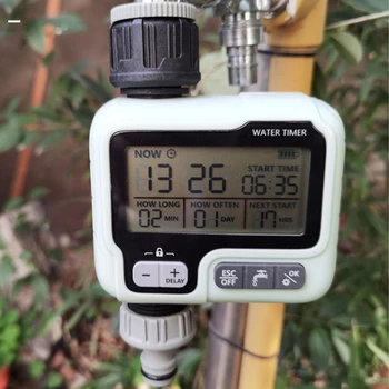 Otomatik Su Zamanlayıcı Bahçe Sulama Gadget Pratik Aracı Ev Avlu Yard Çim Sulama Aksesuarı Y5GB